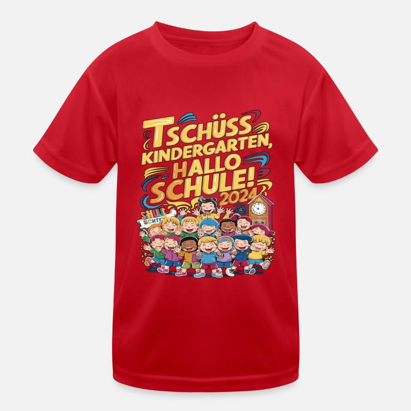 Goodbye Kindergarten Hello School 2024 Kids Functional T-Shirt