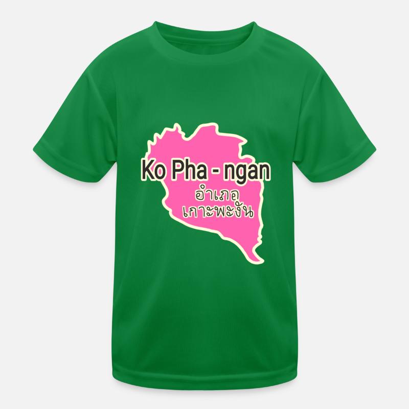 Carte de l’île de Koh Phangan T-shirt sport Enfant