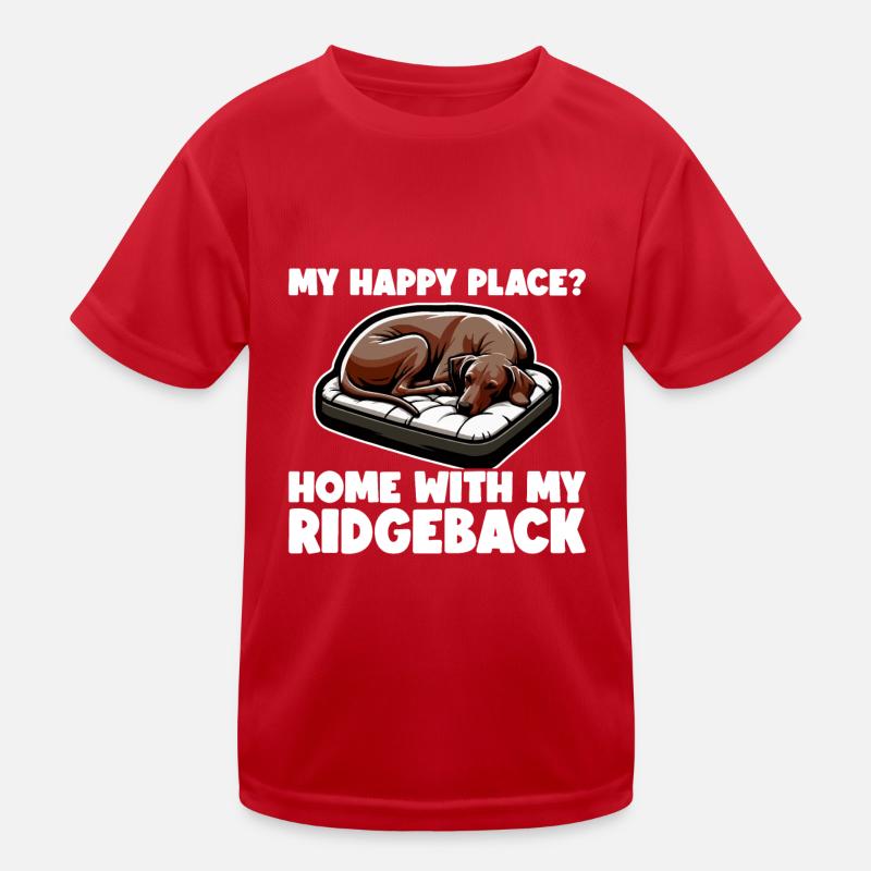 Rhodesian Ridgeback Happy Rhodesian Ridgebacks T-shirt sport Enfant