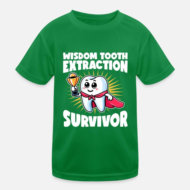 Wisdom Teeth Gift for Wisdom teeth removal Kids Functional T-Shirt