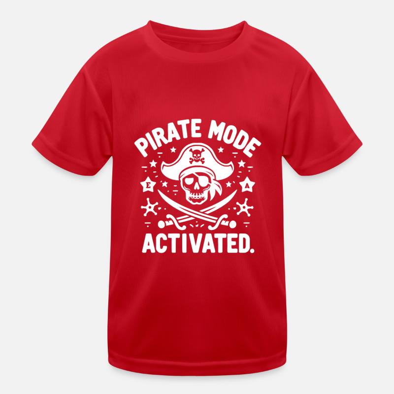 Pirate Mode Activated Kids Functional T-Shirt