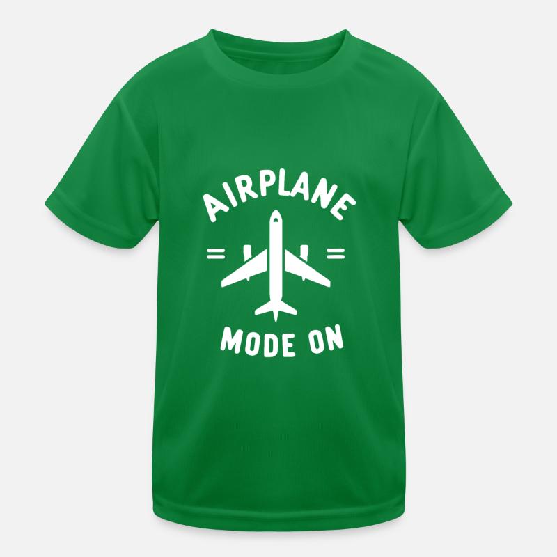 Mode avion activé T-shirt sport Enfant