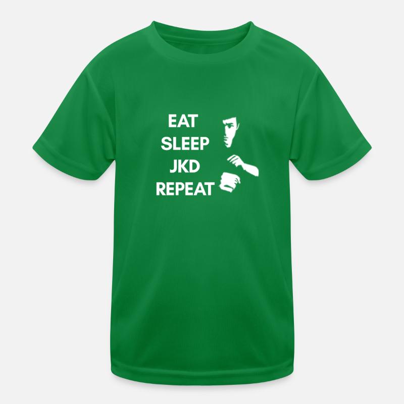 Eat Sleep JKD Repeat Kids Functional T-Shirt