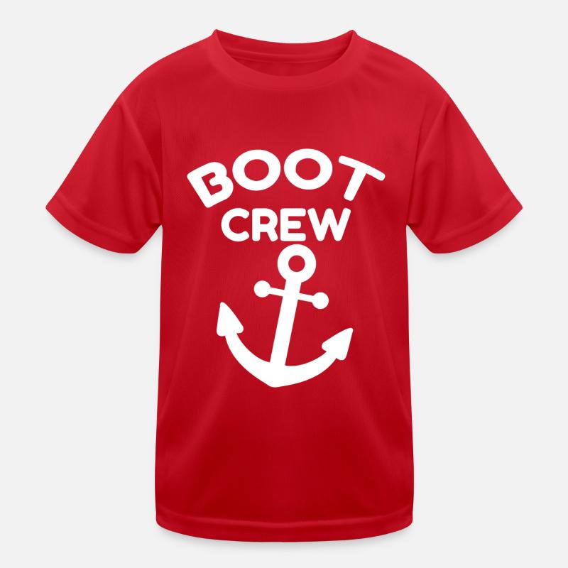 Boot Crew Kinder Funktions-T-Shirt