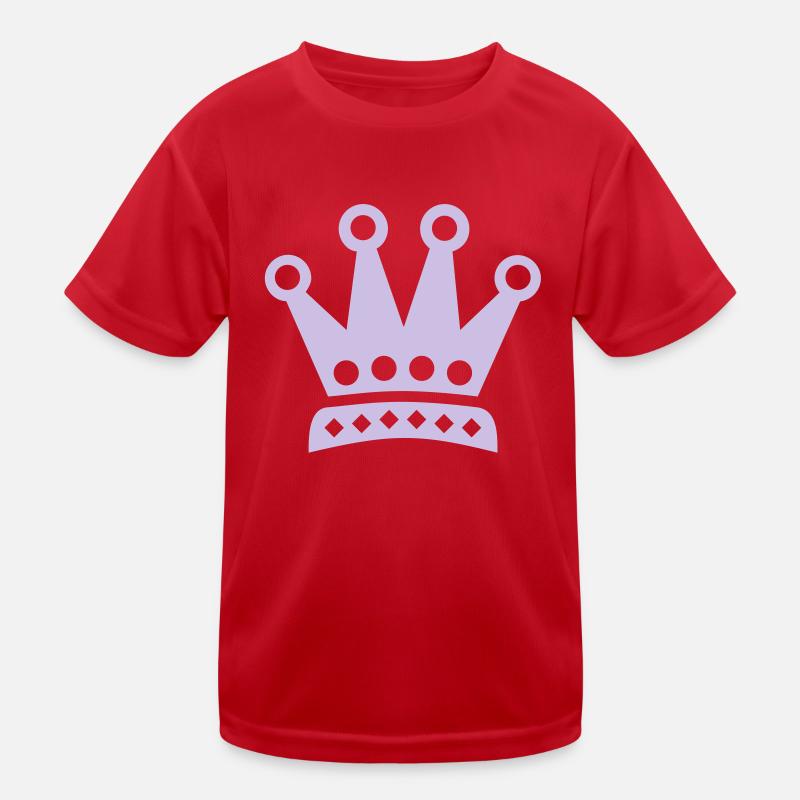 Crown de Kinder Funktions-T-Shirt