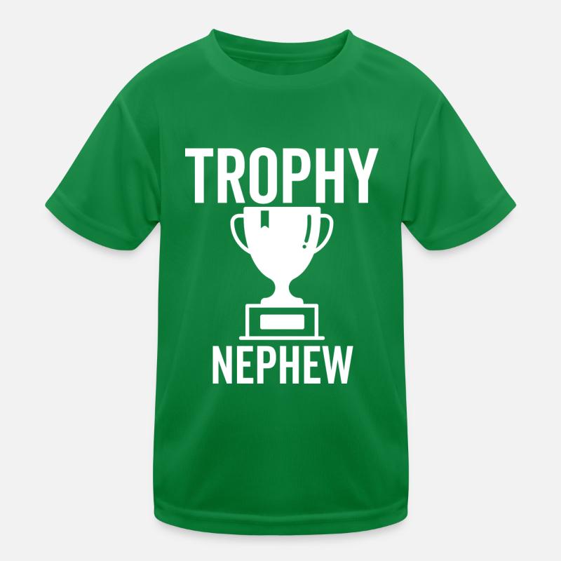 Trophäe Neffe Kinder Funktions-T-Shirt