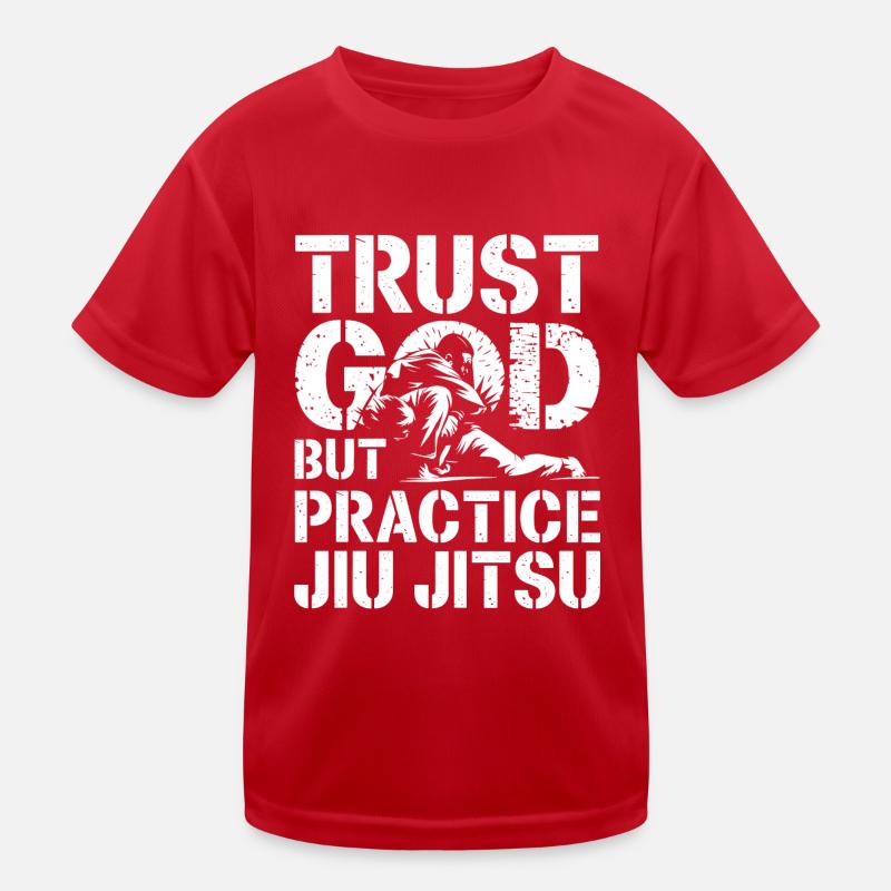 Experience discipline in grappling Kids Functional T-Shirt