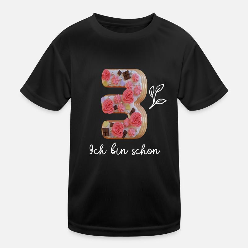 3. Geburtstag / Ich bin schon 3 (drei) Kinder Funktions-T-Shirt