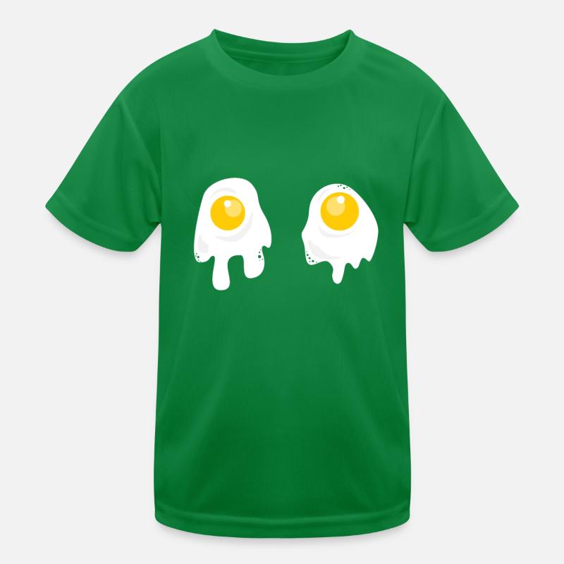 Fried Eggs - Breakfast Kids Functional T-Shirt