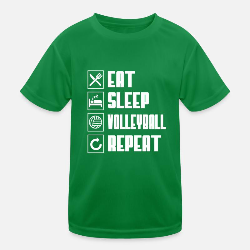volleyball Kids Functional T-Shirt
