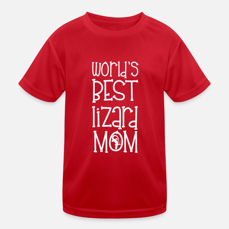 Echse - Echsen - Echsenbesitzer - Mom - Geschenk Kinder Funktions-T-Shirt