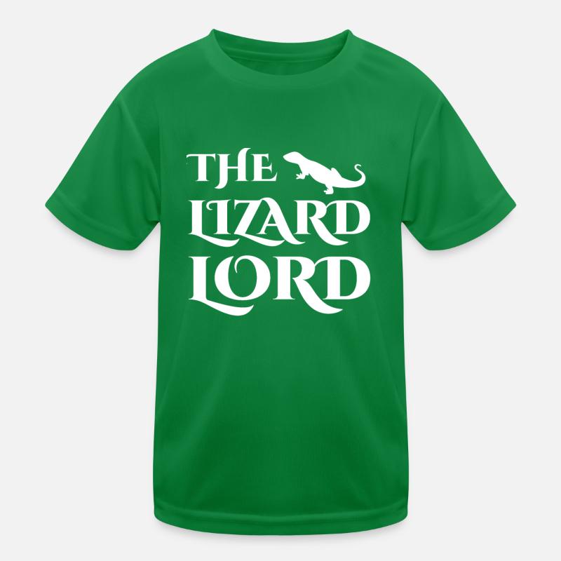 Echse - Echsen - Echsenbesitzer - Lord - Geschenk Kinder Funktions-T-Shirt