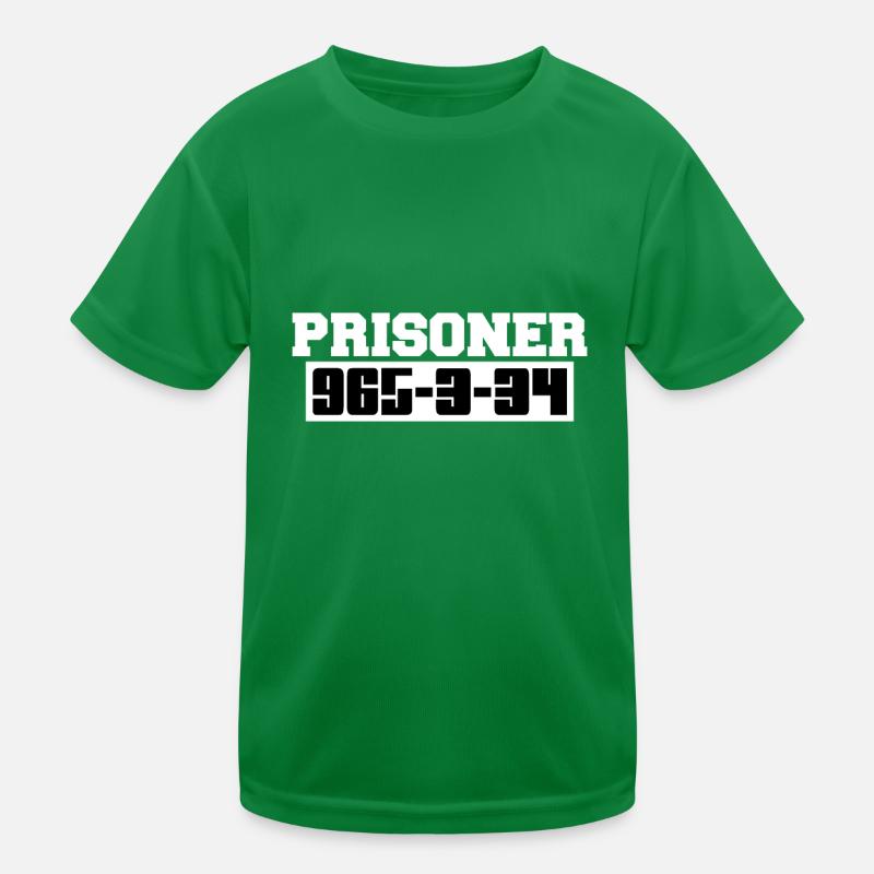 Prisoner nice cool gift Kids Functional T-Shirt