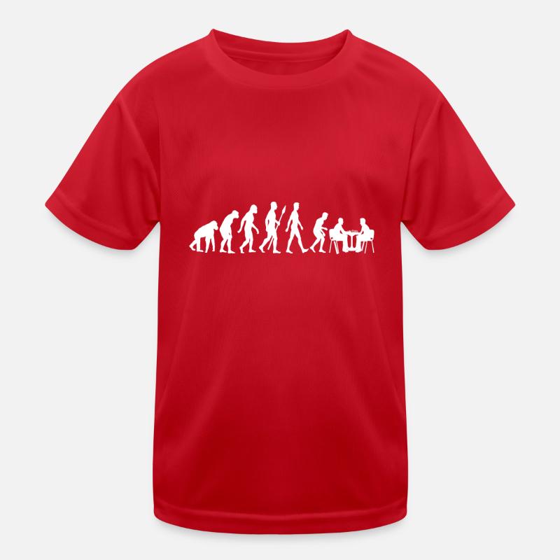 chess evolution chess board - Sport Gift Kids Functional T-Shirt