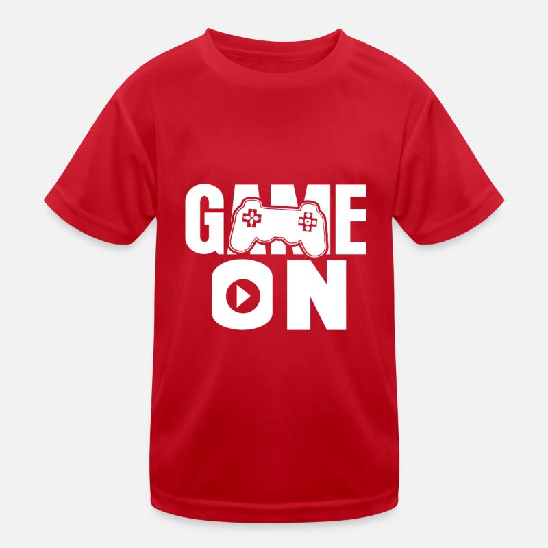 Computer spielen Kinder Funktions-T-Shirt