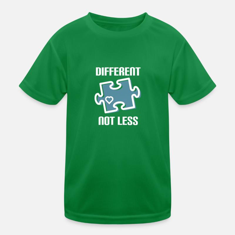 DIFFERENT - NOT LESS ! AUTISME T-shirt sport Enfant