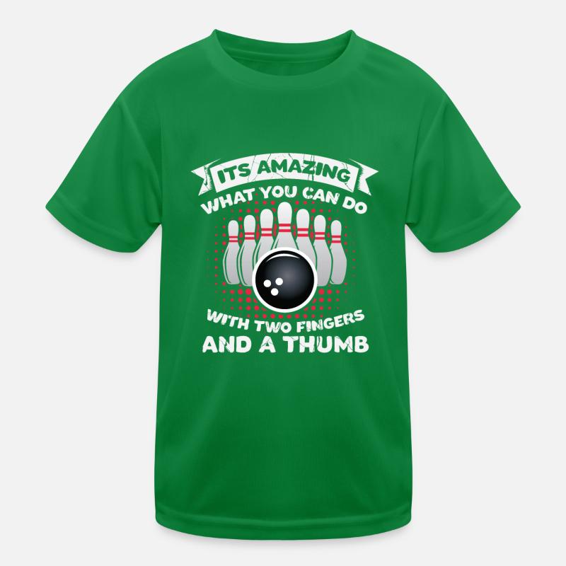 Cadeau de compétences de bowling T-shirt sport Enfant