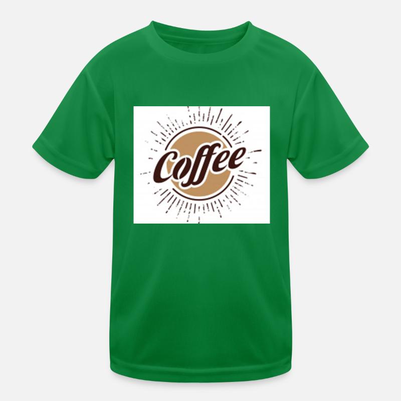 coffee logo 1176 97 Kids Functional T-Shirt