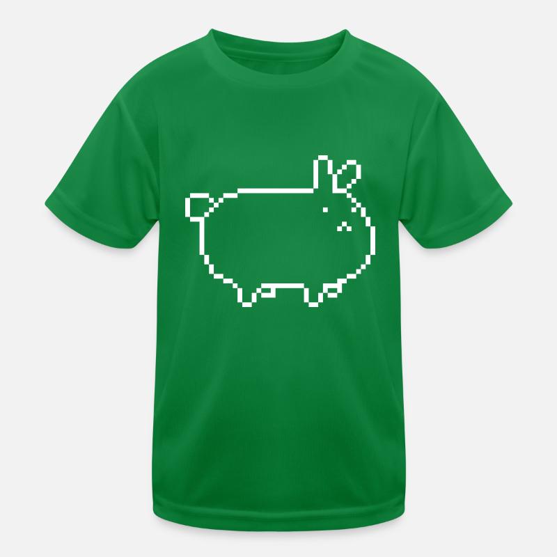 rabbit_pixel Kids Functional T-Shirt