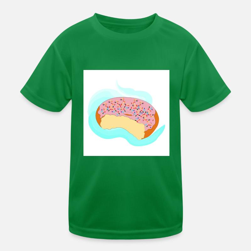 Beignet de glaçage rose T-shirt sport Enfant