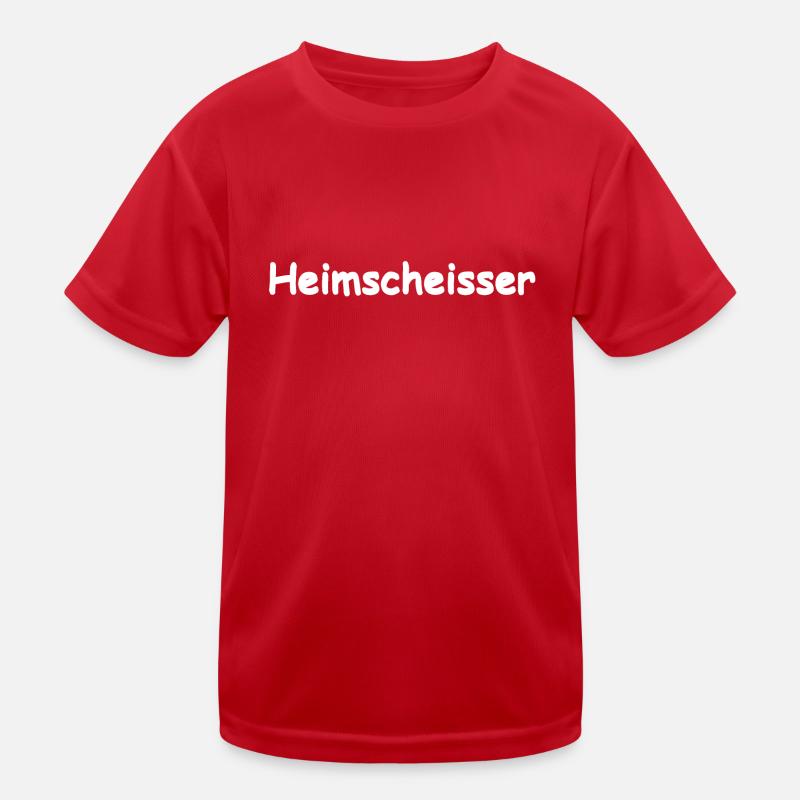 Heimscheisser - Kids Functional T-Shirt - red