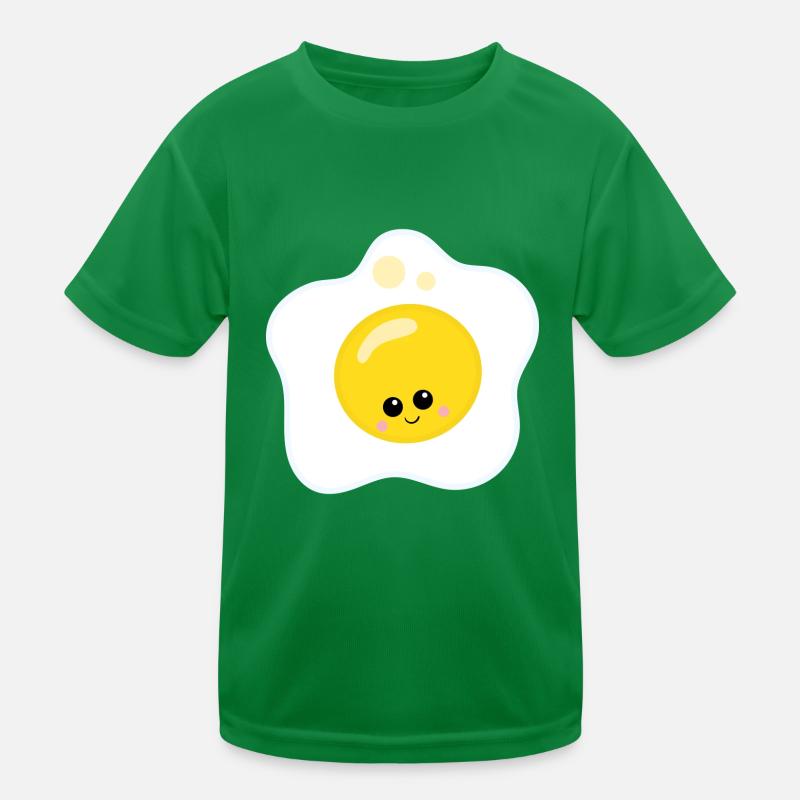 Spiegelei Kinder Funktions-T-Shirt