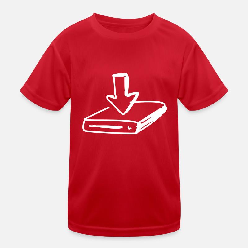 Hard disk with arrow Kids Functional T-Shirt