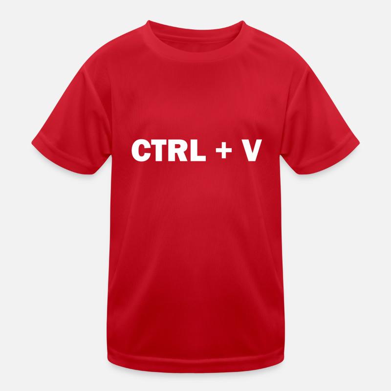 ctrl v Kids Functional T-Shirt