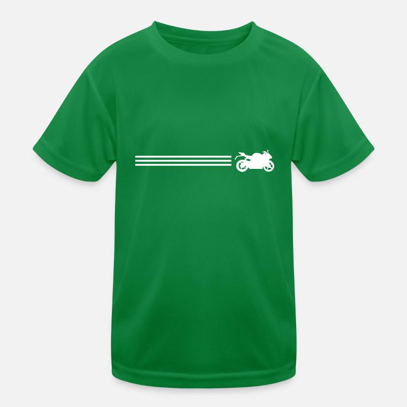 ligne de course de moto T-shirt sport Enfant