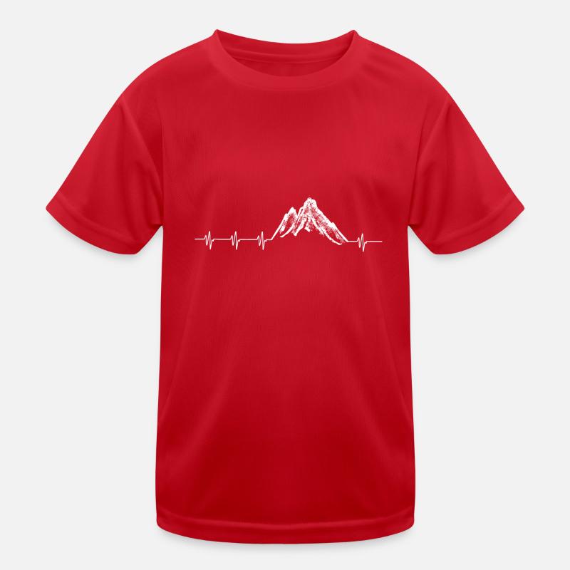 Snow covered mountains Kids Functional T-Shirt