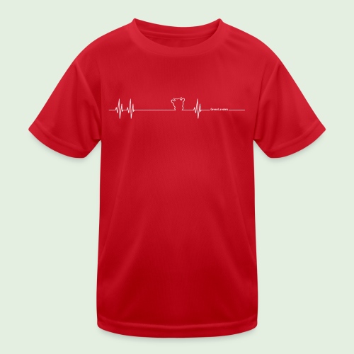 Herzschlag Grenzlandeis - Kinder Funktions-T-Shirt