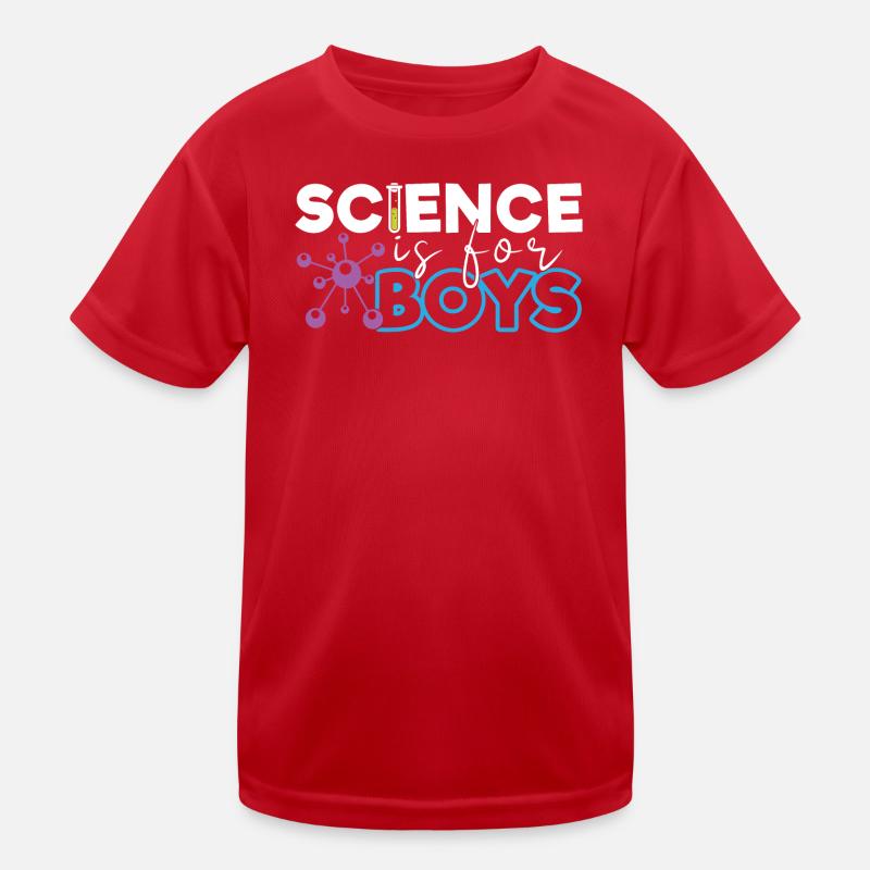 La science, c’est pour les garçons T-shirt sport Enfant