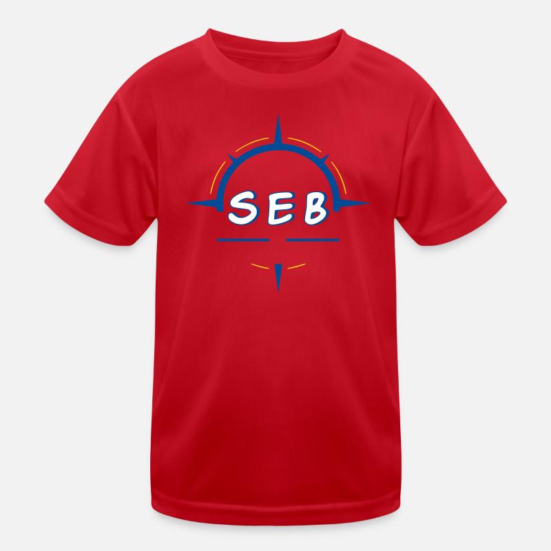 Seb Kinder Funktions-T-Shirt