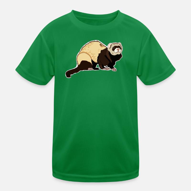 Frettchen Kinder Funktions-T-Shirt