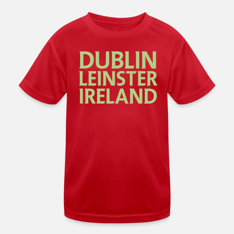 Dublin – Irland Textdesign Kinder Funktions-T-Shirt