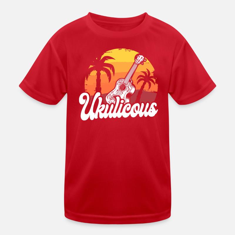 Hawaiian Ukulele Uke Ukulicious Kinder Funktions-T-Shirt