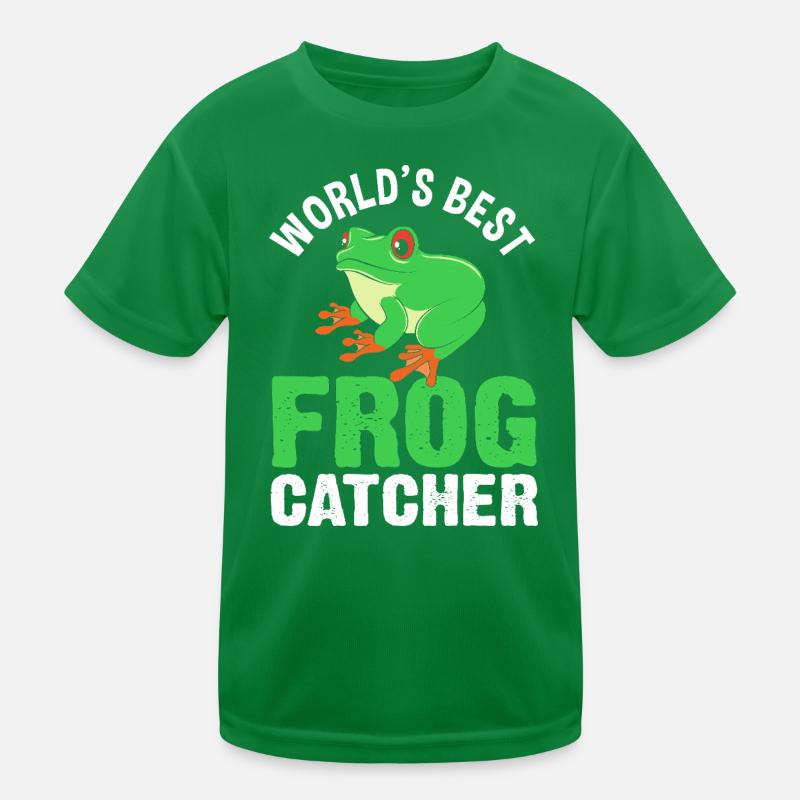 Tree Frog Frog Kids Functional T-Shirt
