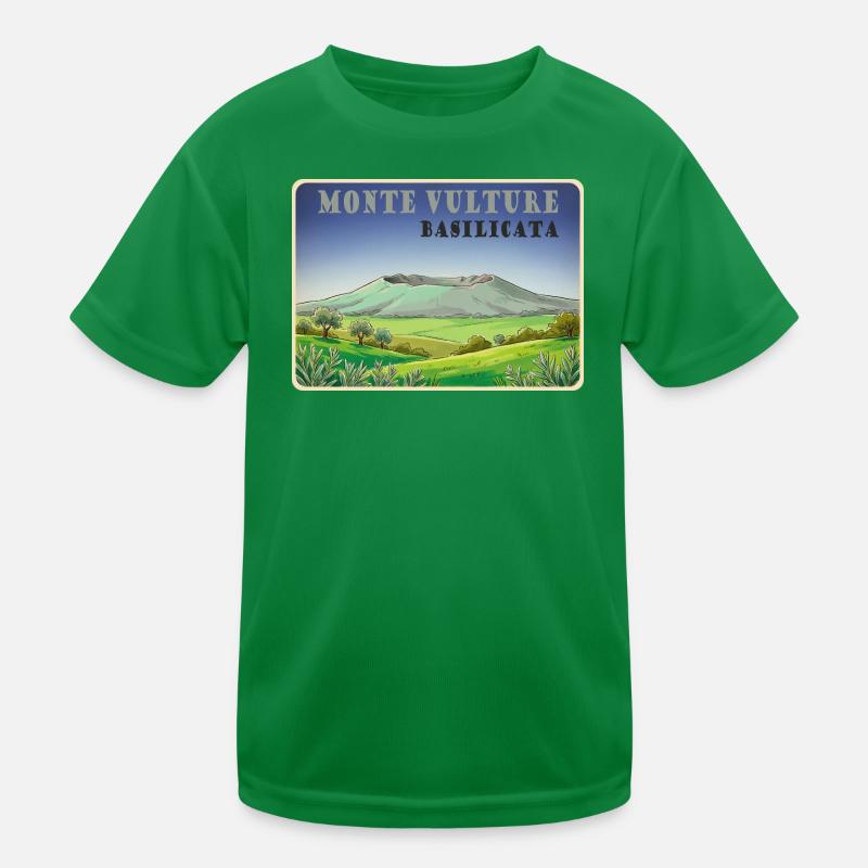 Monte Vulture Kinder Funktions-T-Shirt