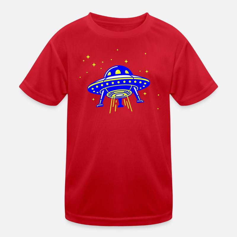 UFO – Visit from another galaxy Kids Functional T-Shirt