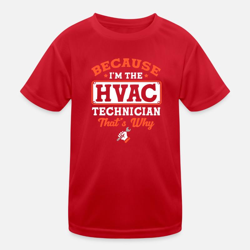 Air Conditioning Technician Technician Refrigeration Technician Heating Kids Functional T-Shirt
