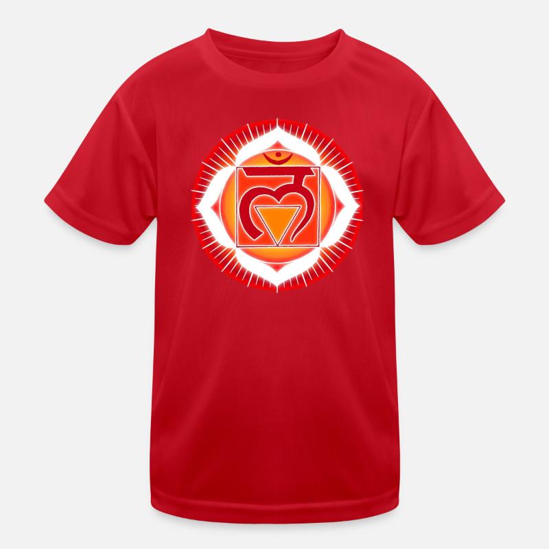 Muladhara Root Chakra Kids Functional T-Shirt