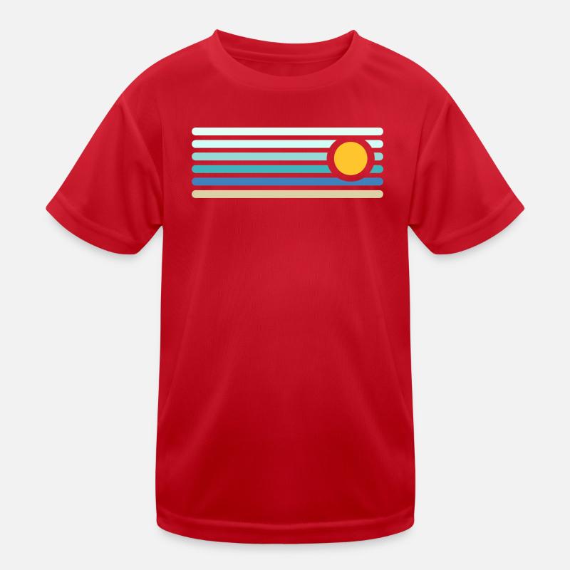 Strand Kinder Funktions-T-Shirt