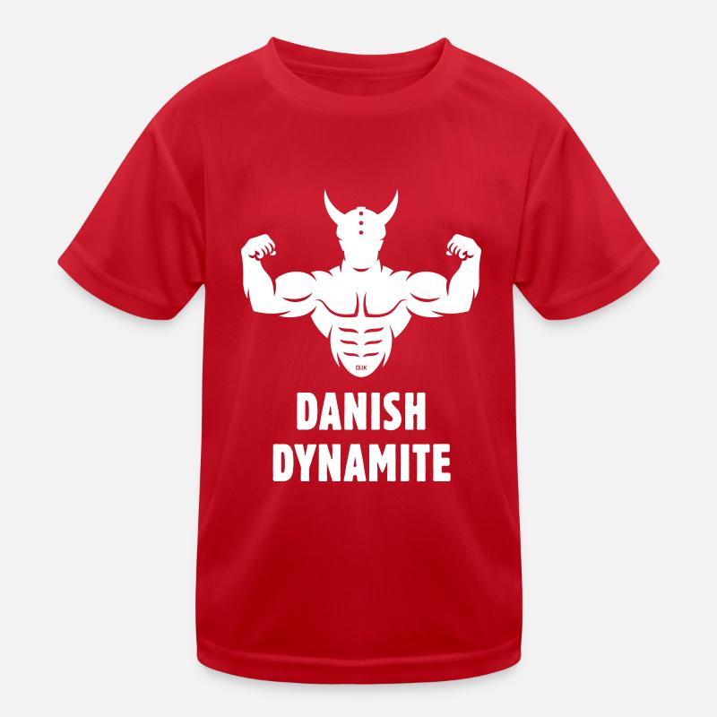 Danish Dynamite (Dänemark / Wikinger) Kinder Funktions-T-Shirt