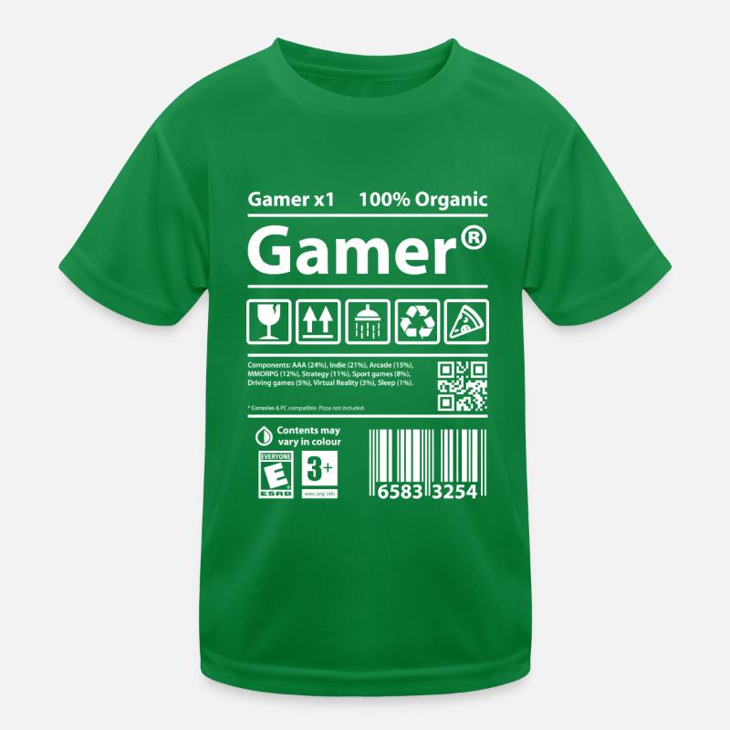 Code-barres Gamer V2 T-shirt sport Enfant