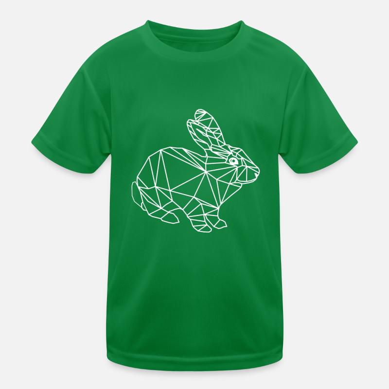 lapin low poly T-shirt sport Enfant