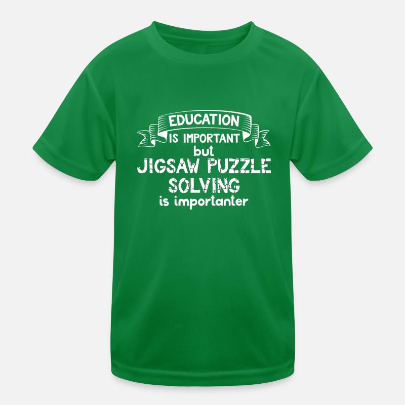Jigsaw Puzzle - Puzzles - Puzzle - Éducation T-shirt sport Enfant