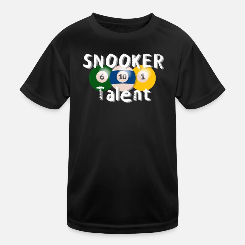 Billard Snooker Pool Spruch Sprüche Kinder Funktions-T-Shirt