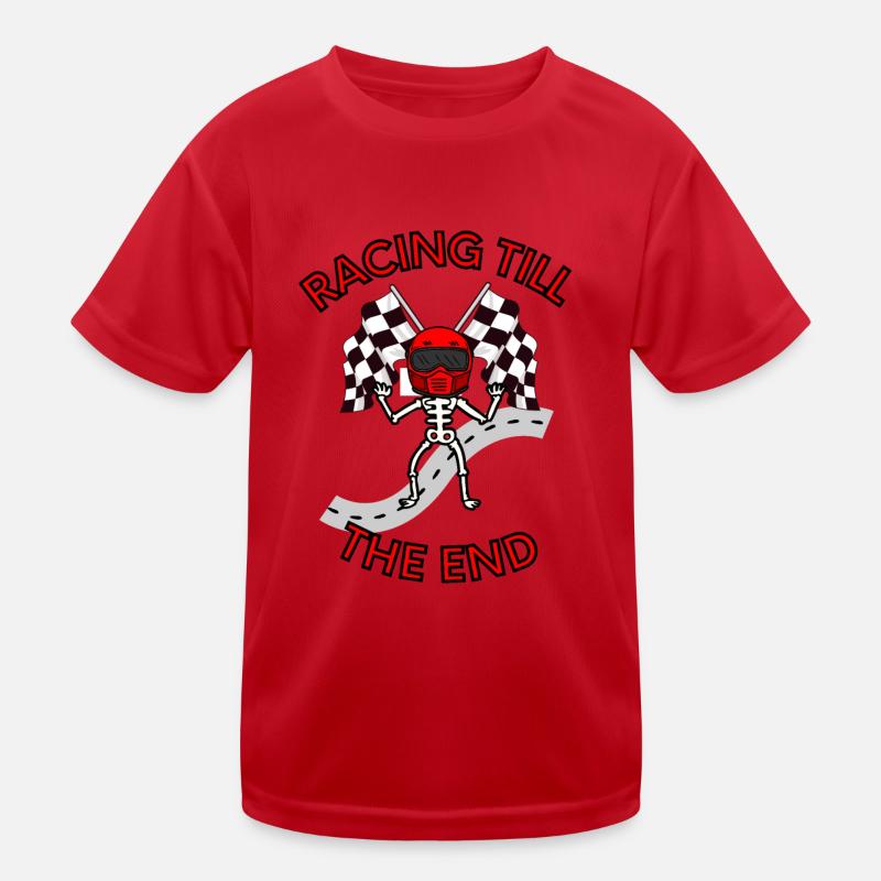 Pilote de course : Course jusqu’à la fin T-shirt sport Enfant