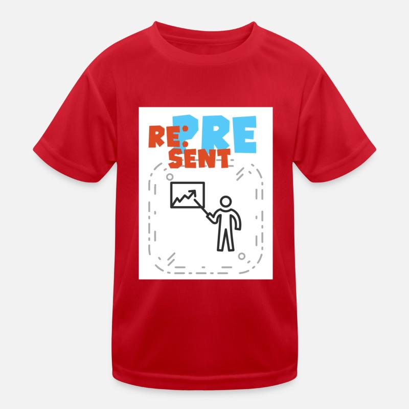 Represent. Show your good side. Kids Functional T-Shirt