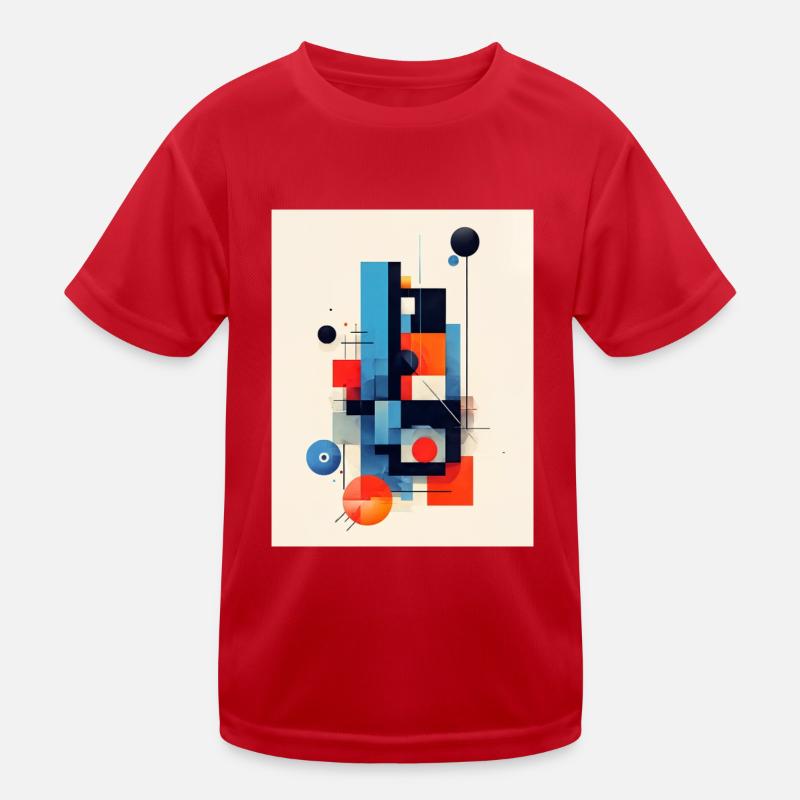 Composition géométrique abstraite T-shirt sport Enfant